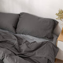 Taie D'Oreiller Basic - Gris Foncé