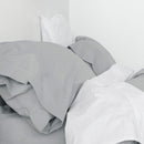 Taie D'Oreiller Basic - Gris Clair
