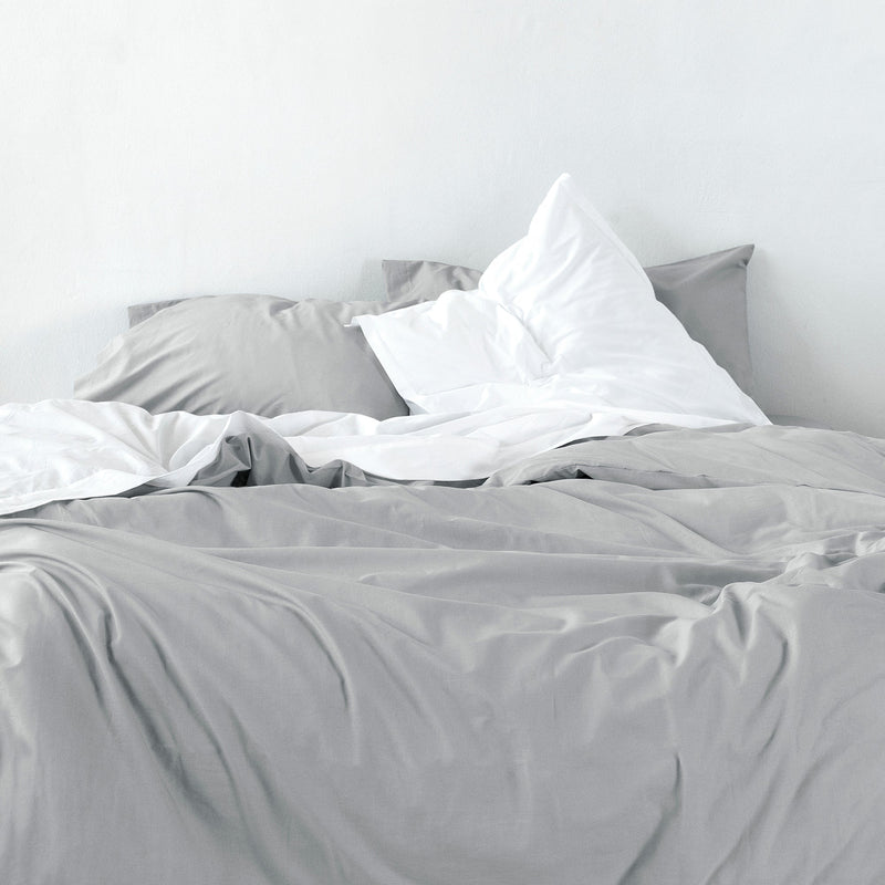 Basic Duvet Cover - Light Gray