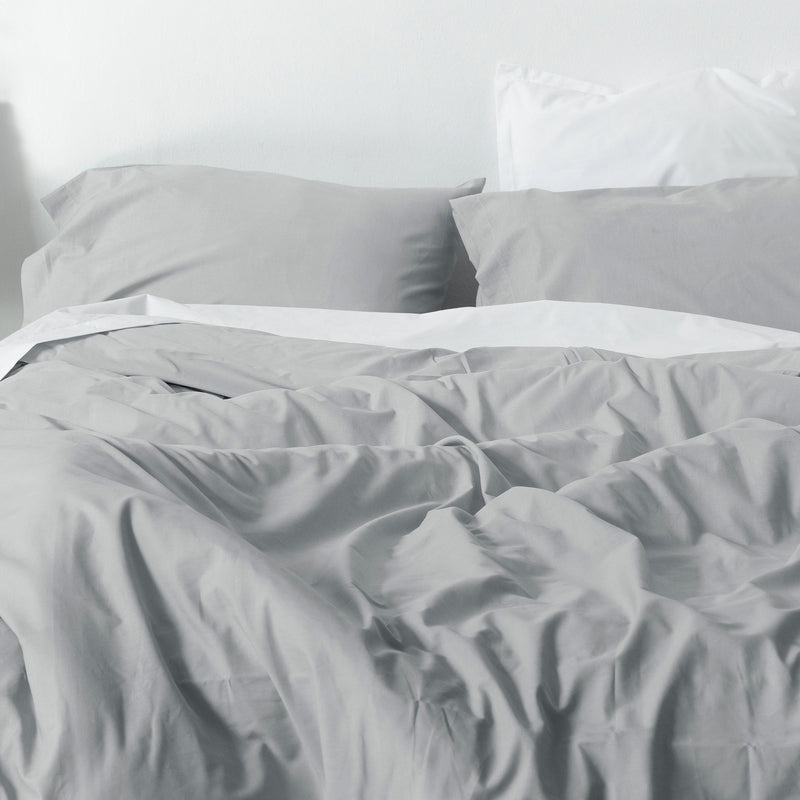 Basic Duvet Cover - Light Gray