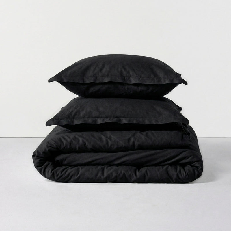 Basic Duvet Cover - Black
