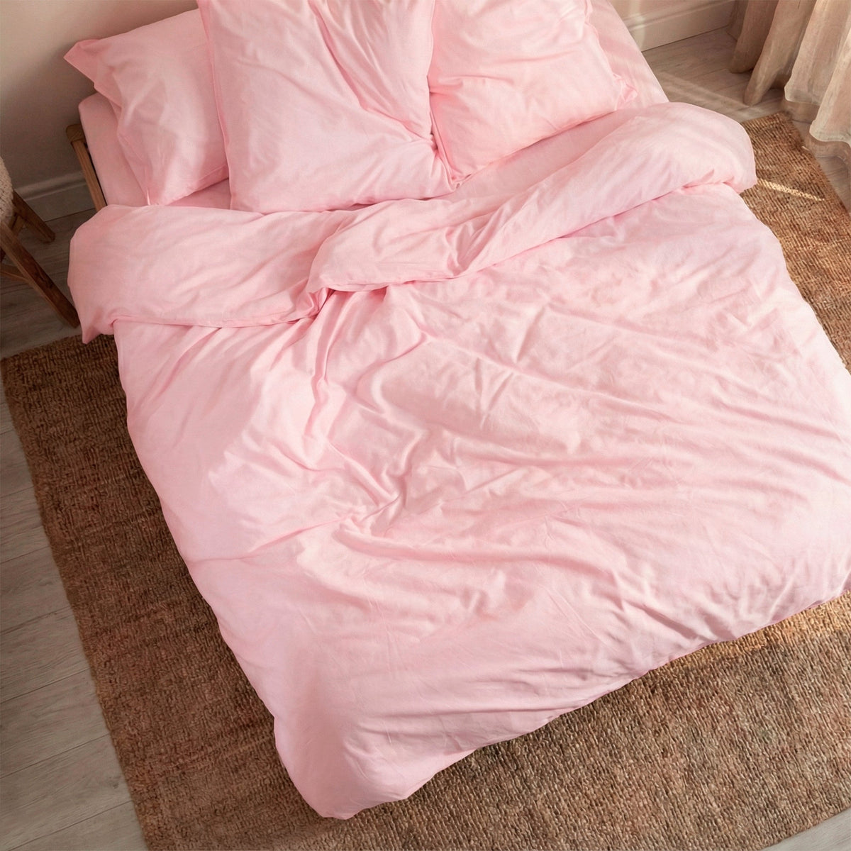 Copripiumino Basic - Rosa Antico