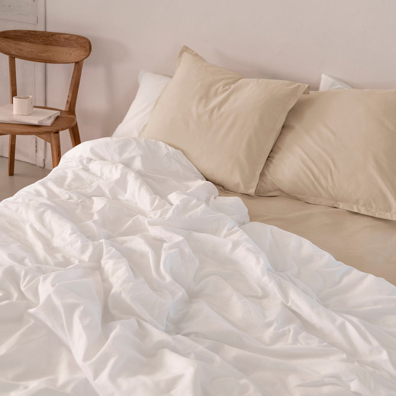 Housse De Couette Basic - Blanc