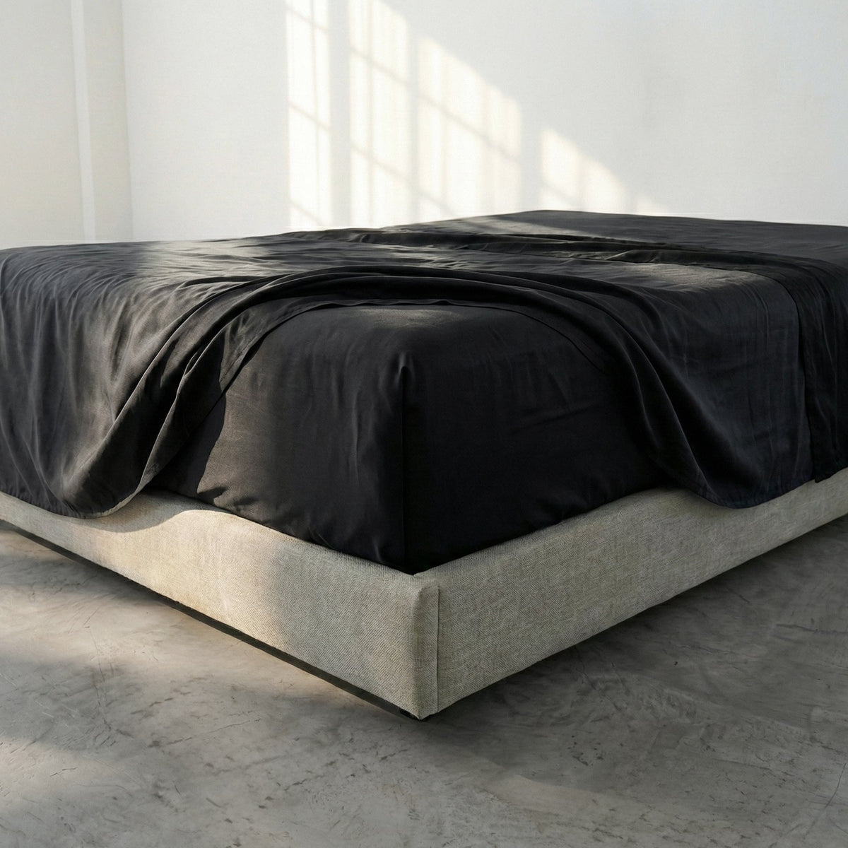 Lenzuolo Con Angoli Basic - Nero