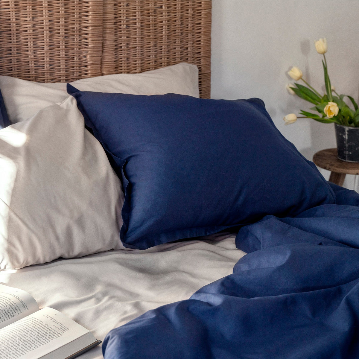 Basic Pillowcase - Navy Blue