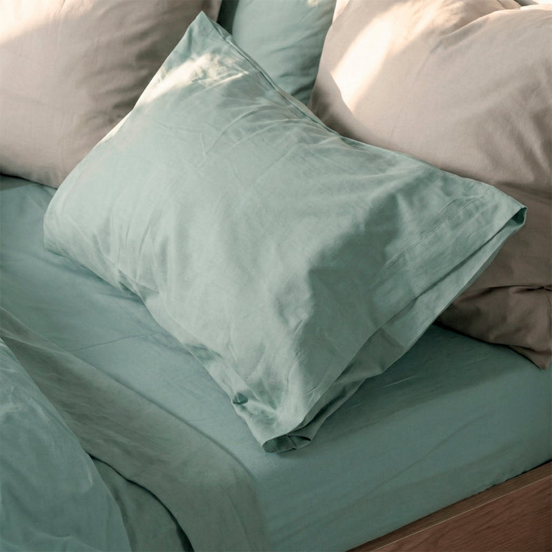 Taie D'Oreiller Basic - Menthe