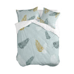 Foliage Mint Duvet Cover - Multicolour