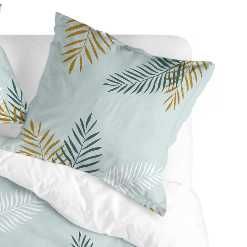 Taie D'Oreiller Foliage Mint - Multicolore