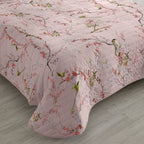 Copriletto Chinoiserie Rosa - Multicolore