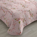Colcha tipo chinoiserie rosa - Multicolor
