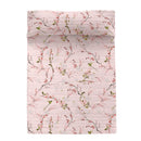 Colcha tipo chinoiserie rosa - Multicolor
