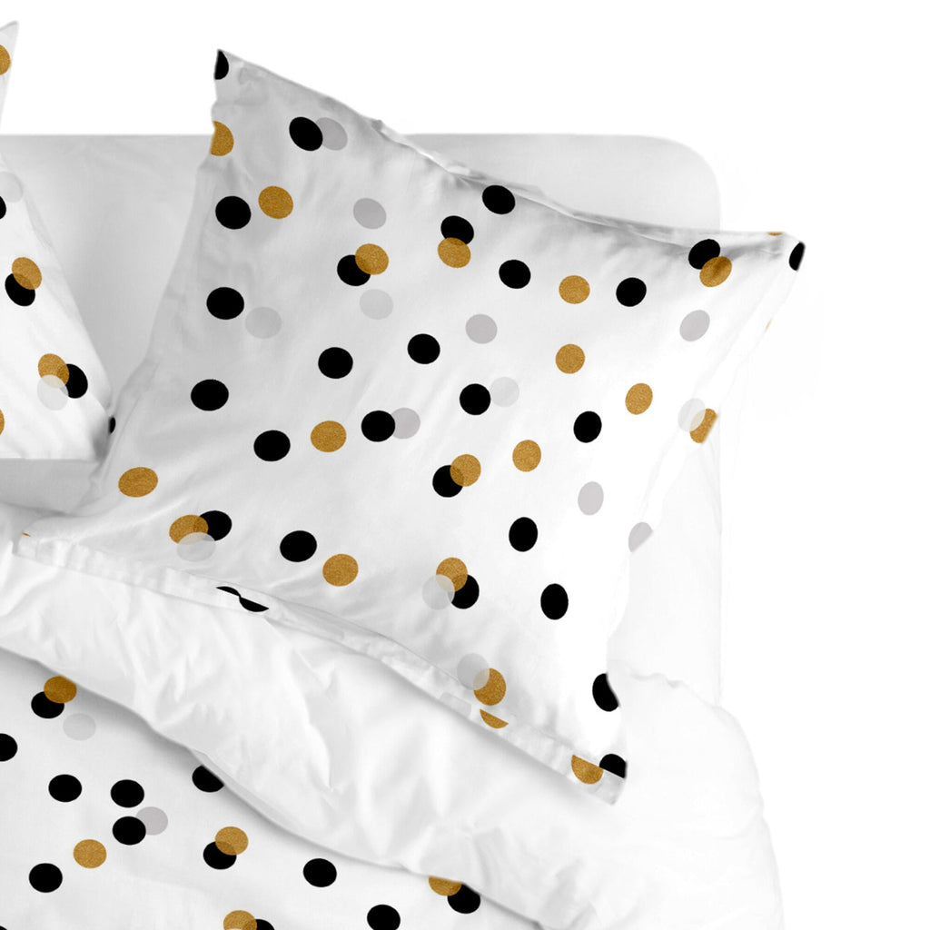 Golden Dots Pillowcase - Multicoloured