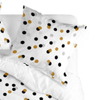 Golden Dots Pillowcase - Multicoloured