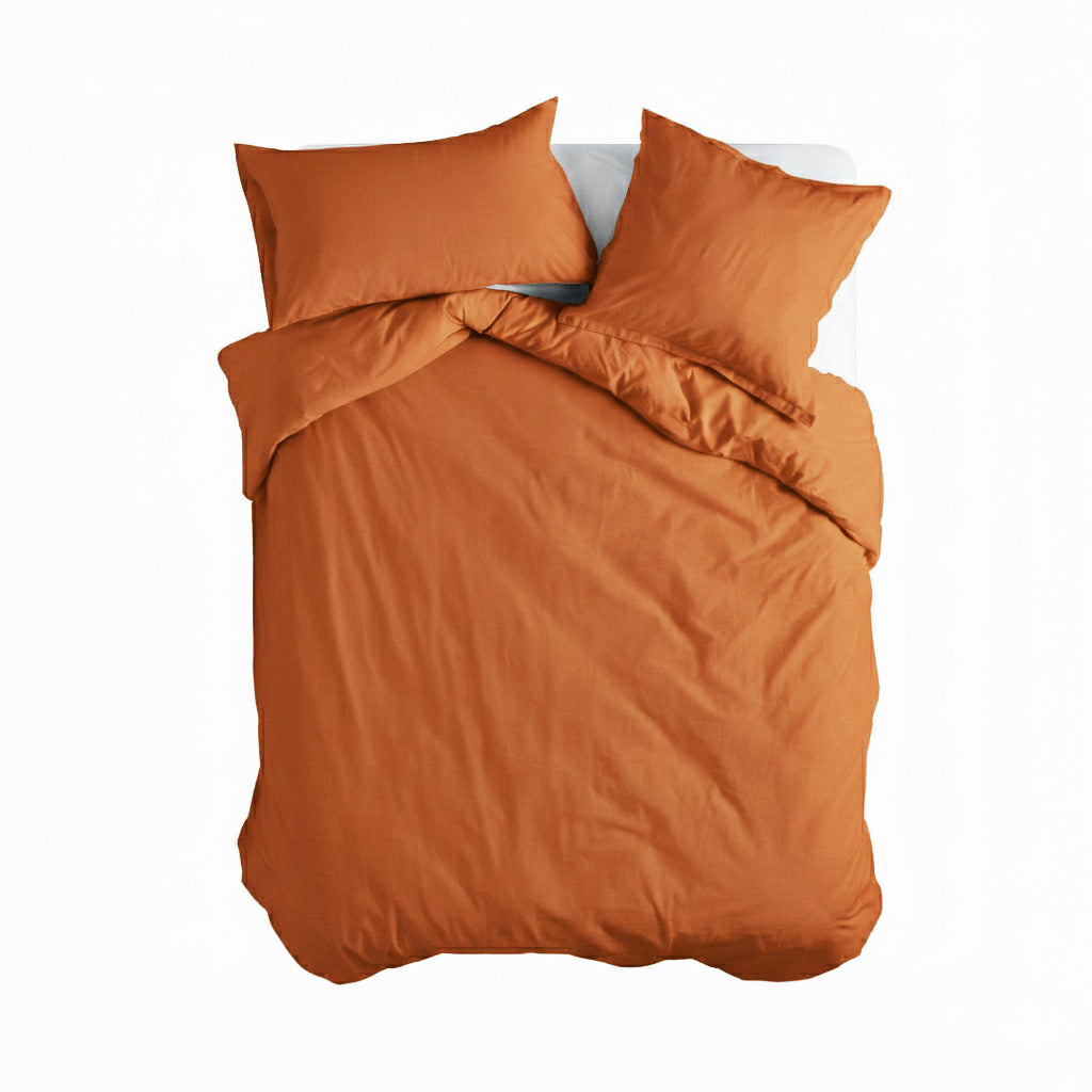 Duvet Cover Basic - Terracotta