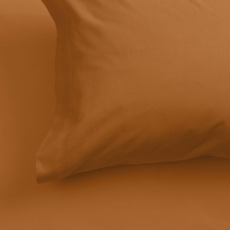 Taie D'Oreiller Basic - Terre Cuite