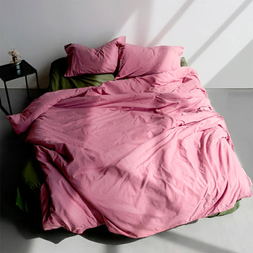 Housse De Couette Basic - Magenta