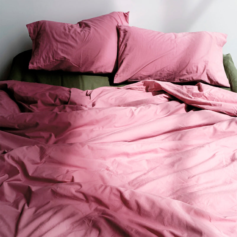 Taie D'Oreiller Basic - Magenta