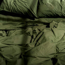 Housse De Couette Basic - Olive Verte