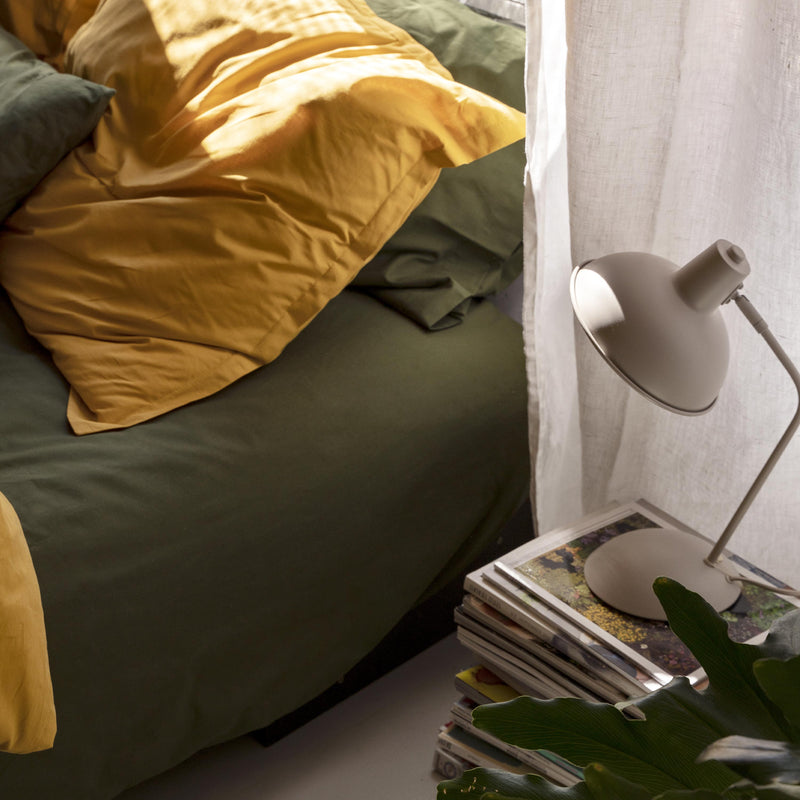 Basic Duvet Cover - Olive Green