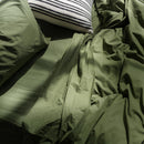 Basic Duvet Cover - Olive Green