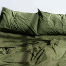 Taie D'Oreiller Basic - Olive Verte