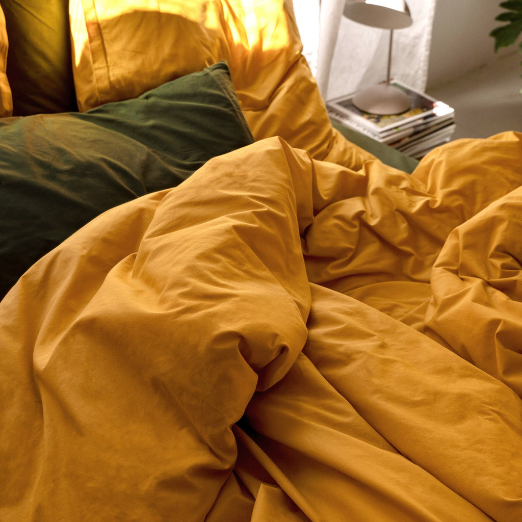 Basic Duvet Cover - Mustard