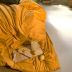 Basic Duvet Cover - Mustard