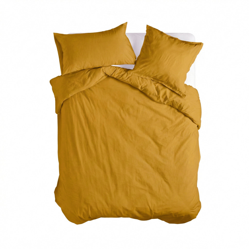 Basic Duvet Cover - Mustard