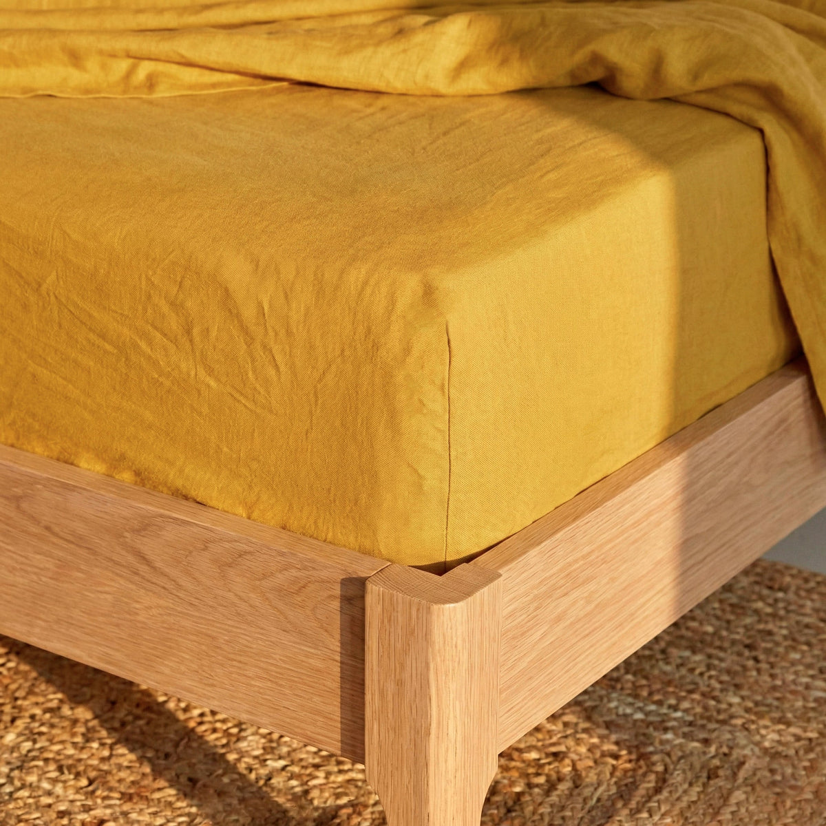 Fitted Sheet Basic - Mustard