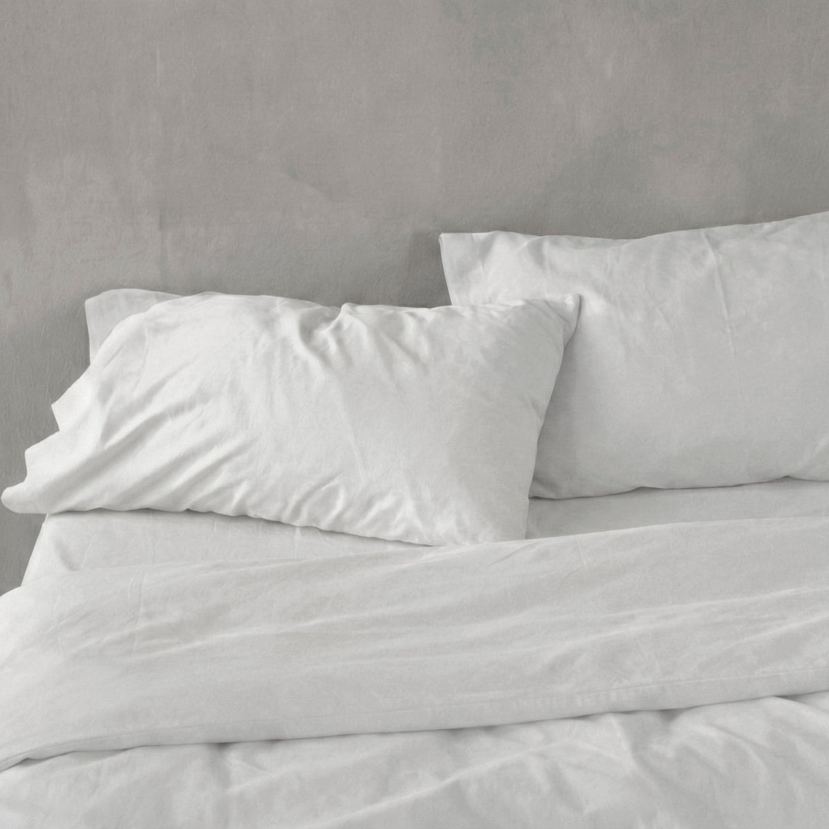 Basic Percale Pillowcase - White