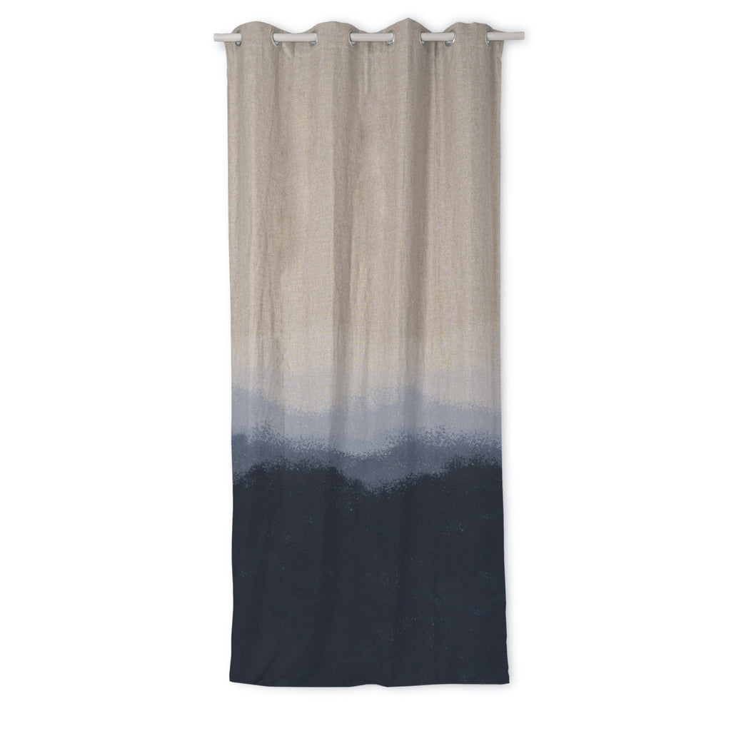Nightfall Linen Curtain - Multicoloured
