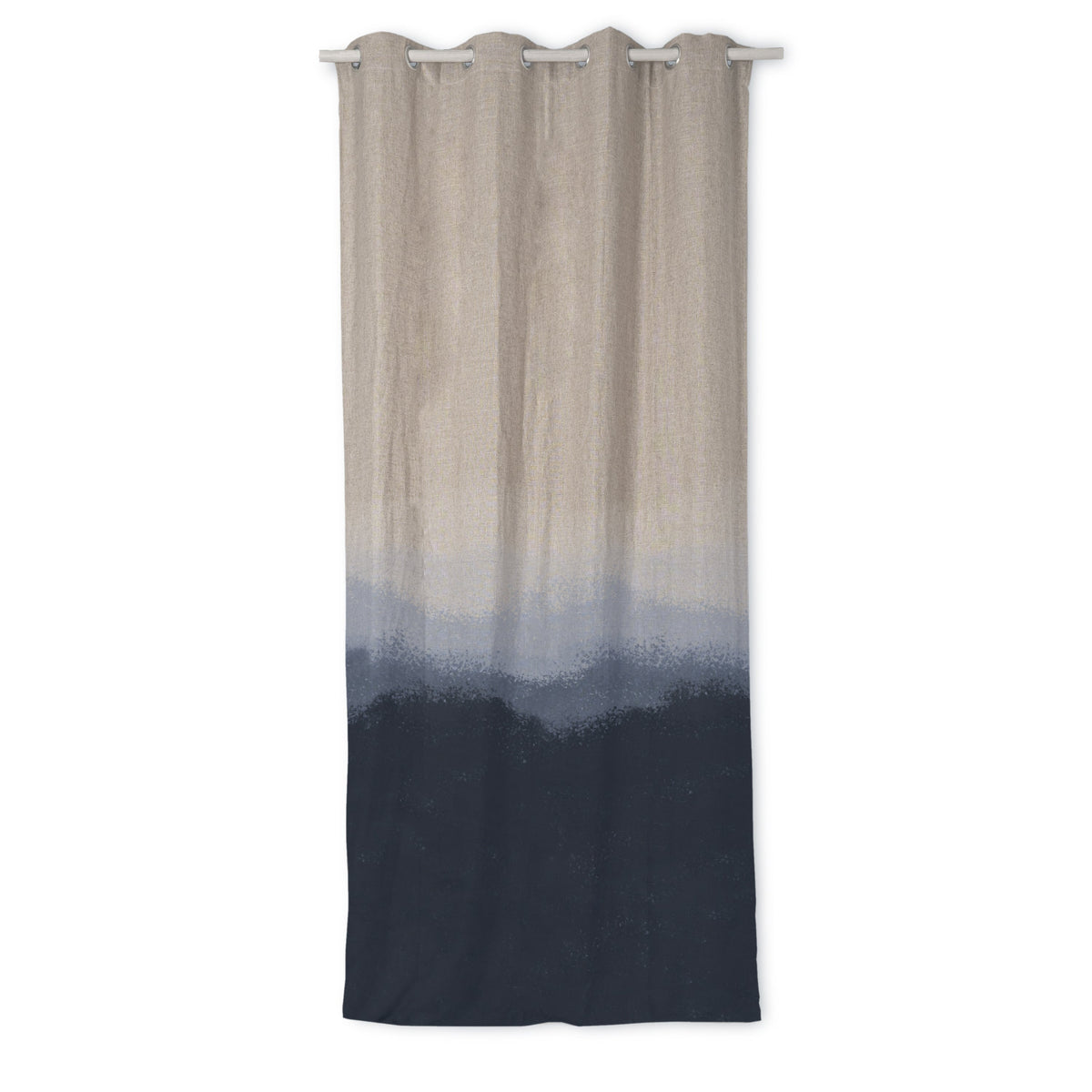 Nightfall Linen Curtain - Multicoloured