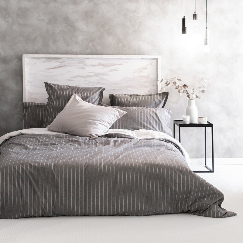 Housse De Couette Oxford - Gris
