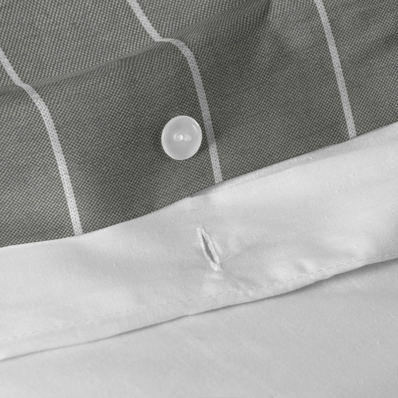 Housse De Couette Oxford - Gris