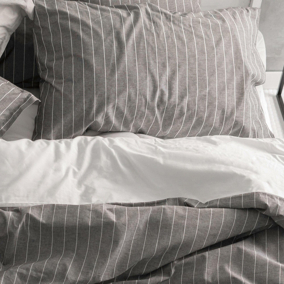 Pillowcase Oxford - Grey