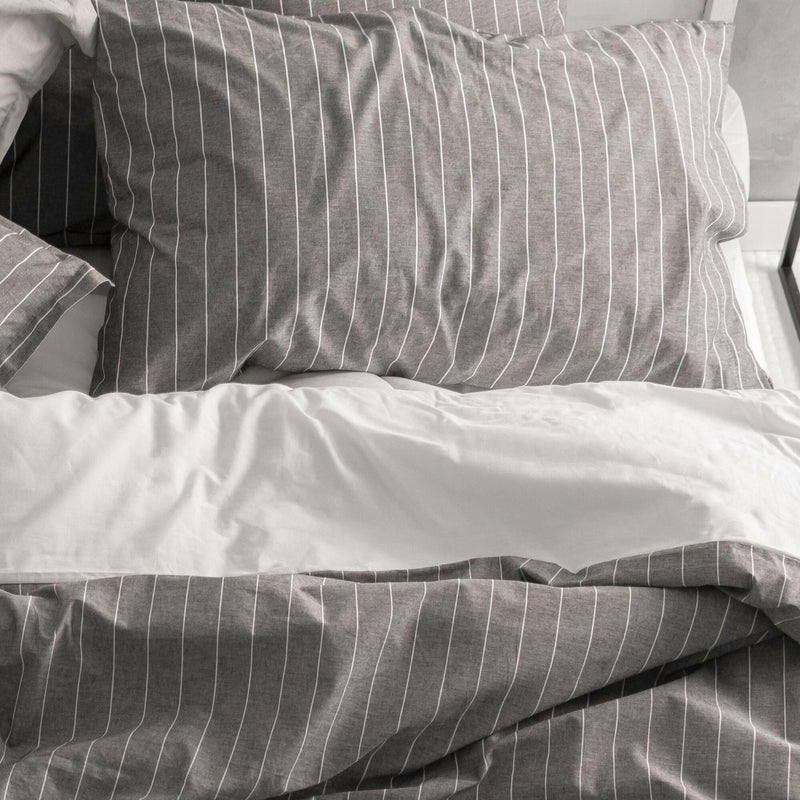Funda de almohada Oxford - Gris