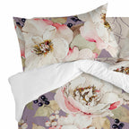White Peonies Pillowcase - Multicoloured