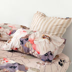 White Peonies Pillowcase - Multicoloured