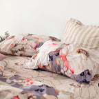 Copripiumino White Peonies - Multicolore