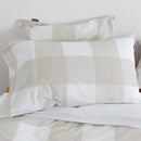 Taie D'Oreiller Gingham - Beige