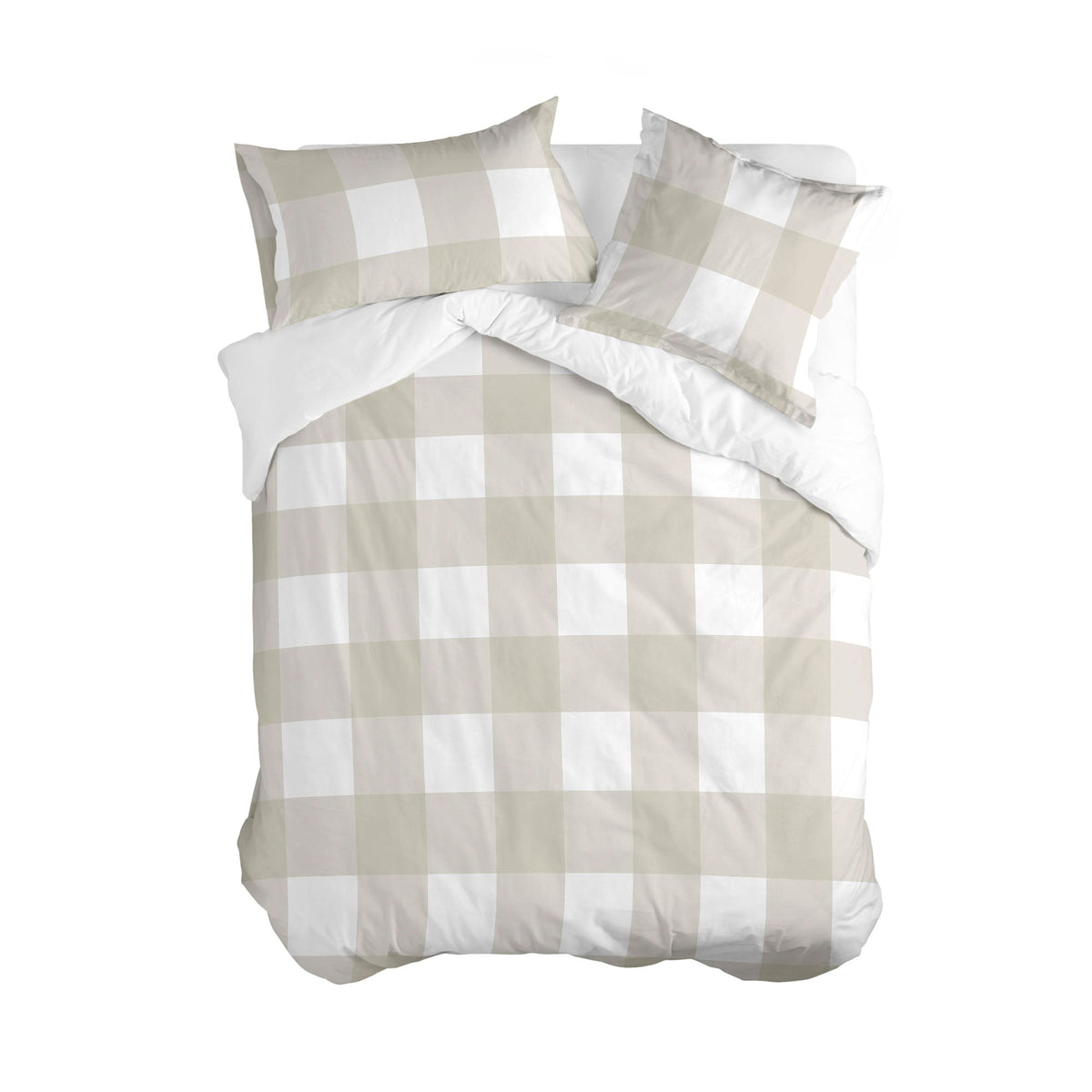 Copripiumino Gingham - Beige