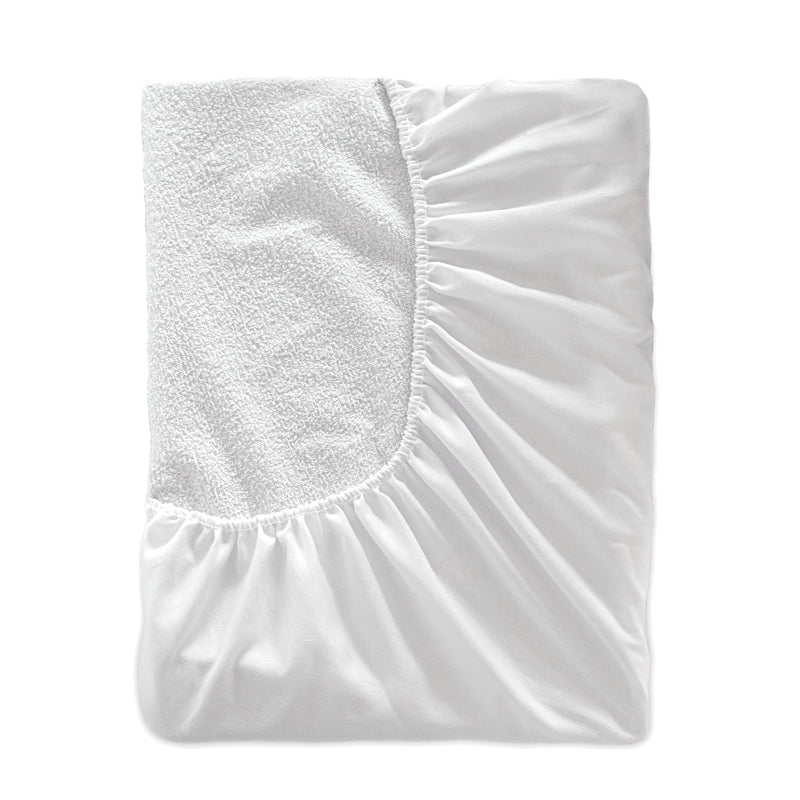 Waterproof Cotton Terry Mat - White