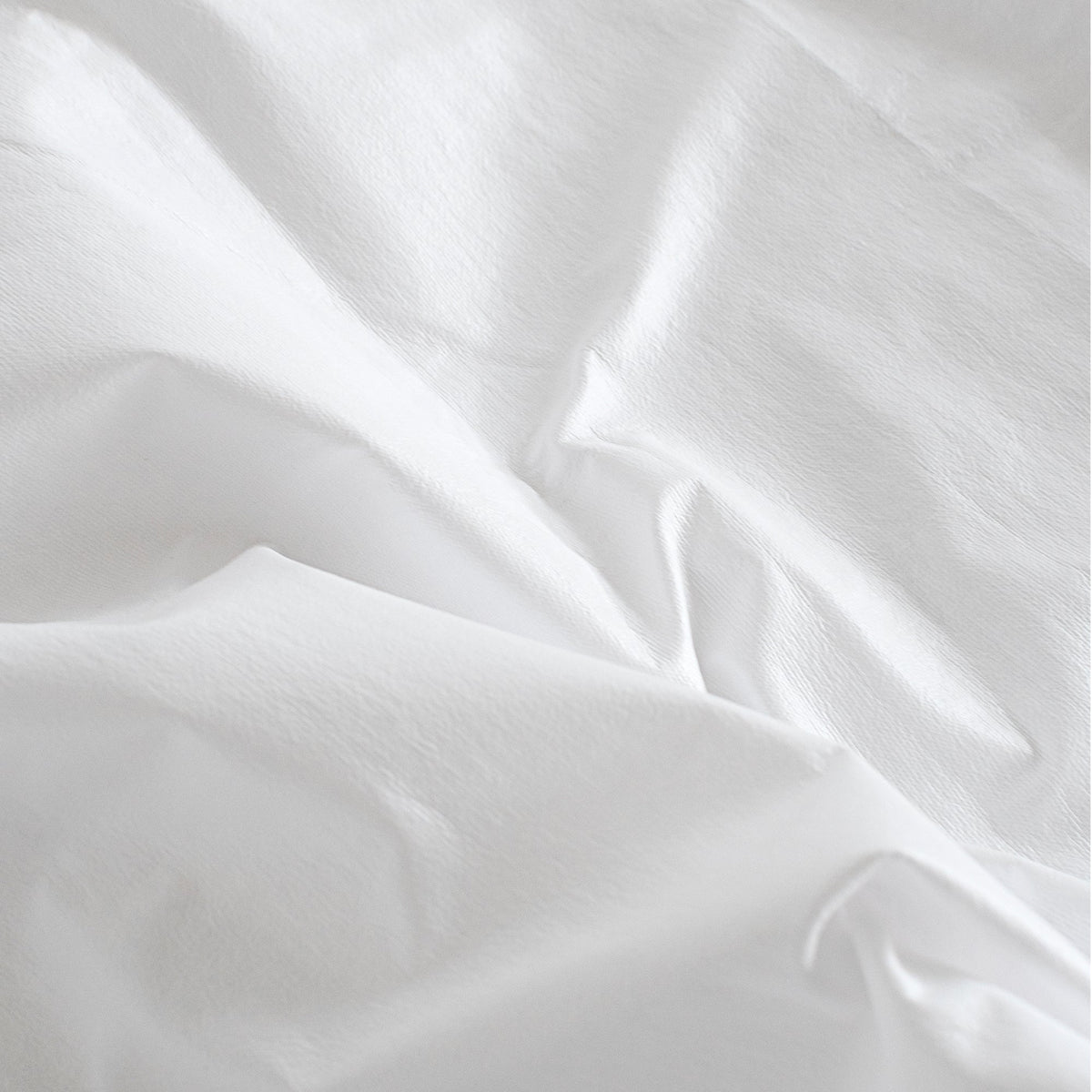 Waterproof Cotton Terry Pillow Protector - White