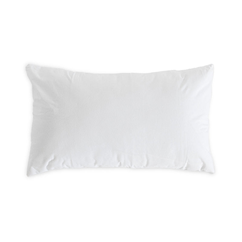 Waterproof Cotton Jersey Pillow Protector - White