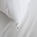 Waterproof Cotton Jersey Pillow Protector - White
