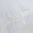 Waterproof Cotton Jersey Pillow Protector - White