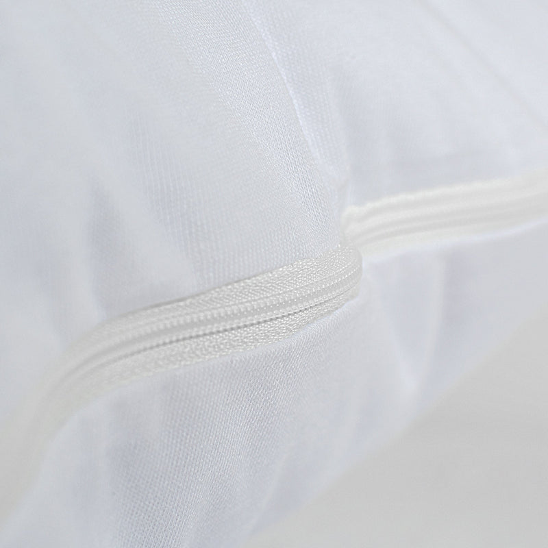 Waterproof Cotton Jersey Pillow Protector - White