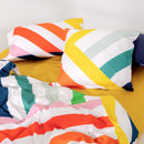 Happy Stripes Pillowcase - Multicolor