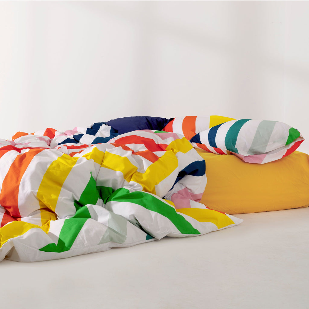 Copripiumino Happy Stripes - Multicolore