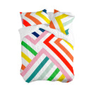 Housse De Couette Happy Stripes - Multicolore